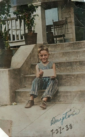 Stan Dumes in Dayton, OH. The photo is dated 7-27-33.